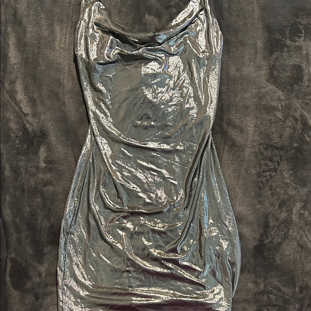 Shimmering Silver Dress